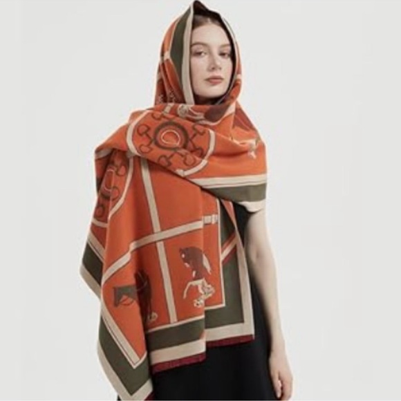 Anthropologie Accessories - Anthropologie Kerri Horse Scarf